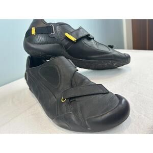 Puma Men's Black Sport Shoes with Yellow Accents M 10.5